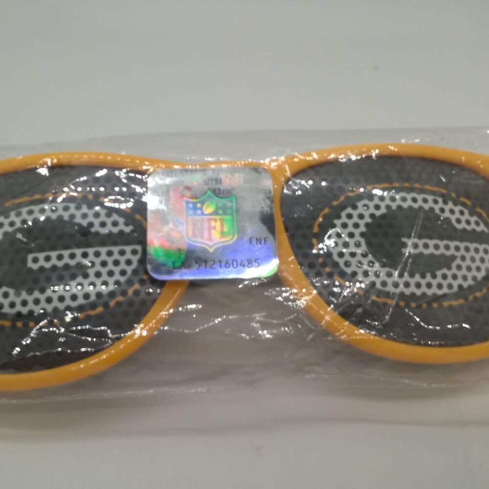 Nfl Men's Black and Orange Sunglasses
